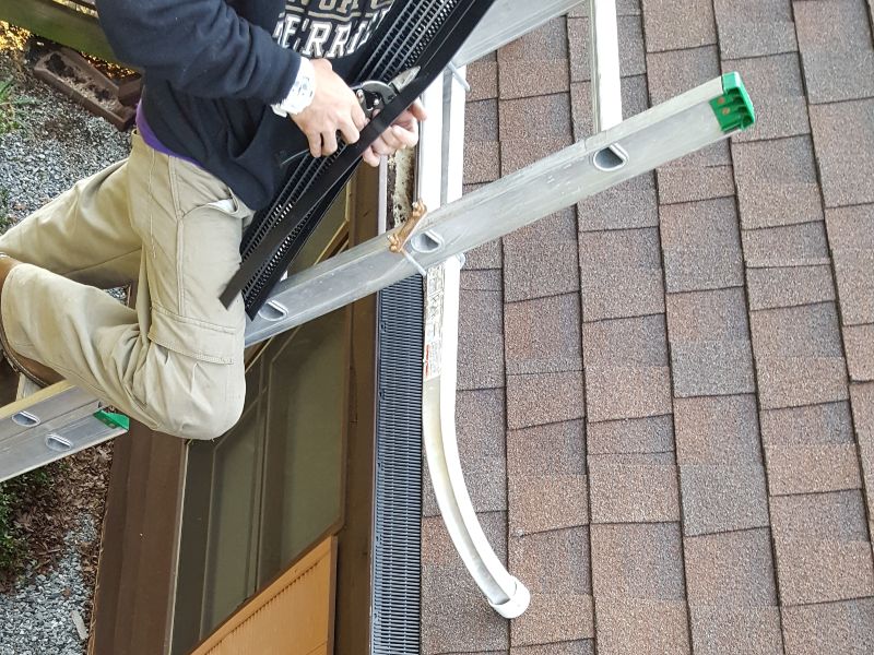 Raindrop gutters are custom cut and fit perfectly with your homes gutter system.