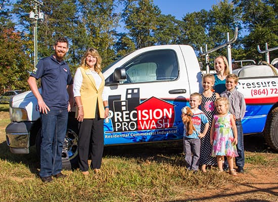 The Precision Pro Wash Family. We Love to Clean.