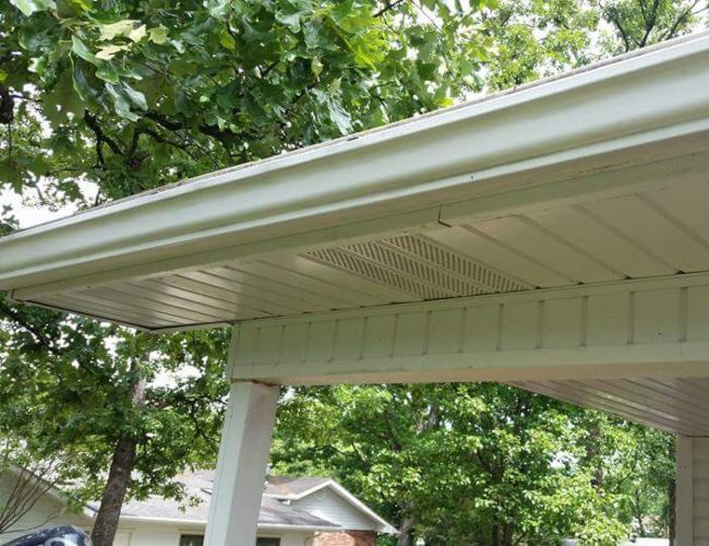 After gutter butter. Make your gutters look new again.